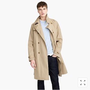 JCrew Men’s Trench Coat Small NWT